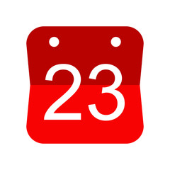 23 Event date icon, Calendar date icon