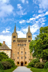 Fototapeta na wymiar Kloster Corvey, Hoexter, Deutschland 