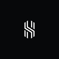  Professional Innovative Initial H logo and HH logo. Letter H HH Minimal elegant Monogram. Premium Business Artistic Alphabet symbol and sign