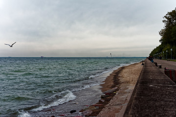 pier in the sea