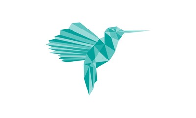 bird, blue, flying, fly, isolated, animal, hummingbird, white, origami, nature, flight, fish, illustration, sky, paper, wings, wildlife, green, art, marlin