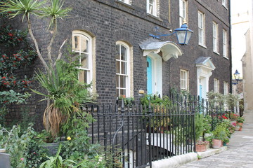 Fototapeta na wymiar Ein wunderschönes Haus, das im Tower of London vorzufinden ist.