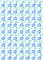 Abstract mix geometrical pattern with color backgound