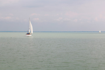 Sailing in the water - Hungary, Balaton