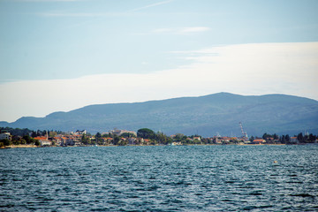 Fototapeta premium Sea water Dobrota Montenegro trip travel summer spring nature journey sun