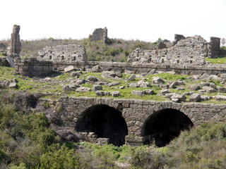  Aspendos, ancient city near Antalya, Southern Turkey.