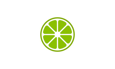 Lime slice vector citrus.citrus of slices. Vector isolated illustration