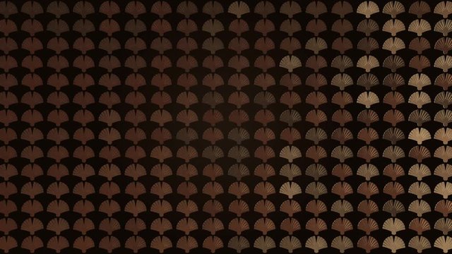 Art deco background from gold 3D logo