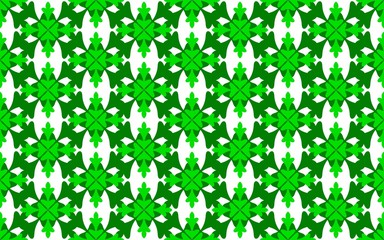 beautiful seamless monochrome green pattern. leaves on a white background. new website design. template, cover, print.