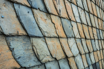 historic slate tile wall