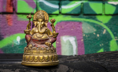 Statue of the hinduist god Ganesha.