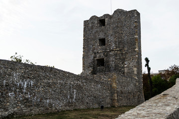 Ruins of medieval fortress, Drobeta Turnu Severin, Romania.