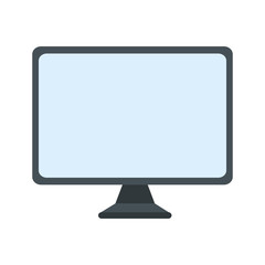 computer screen isolated on a white background vector illustration design