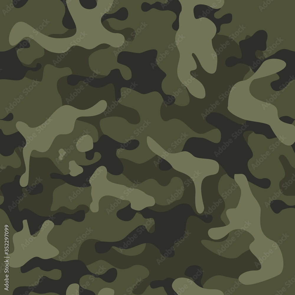 Aufkleber seamless camouflage pattern.nato.army background. modern print on fabric on clothing.vector