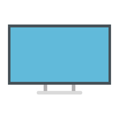 tv on white background, television symbol vector illustration design