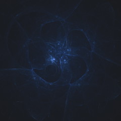 Abstract fractal art background in illustration space geometry. Colorful psychedelic background. Consists of fractal texture and is suitable for use in projects on imagination, creativity and design