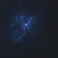 Abstract fractal art background in illustration space geometry. Colorful psychedelic background. Consists of fractal texture and is suitable for use in projects on imagination, creativity and design