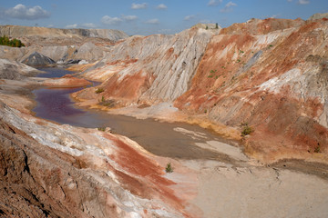 mountain landscape and river
