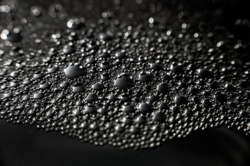 Colored soap and water bubbles. Abstract background.