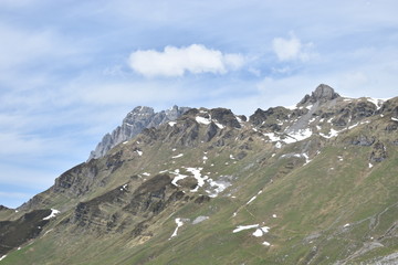 Klausenpass in der Schweiz Berglandschaft 8.5.2020