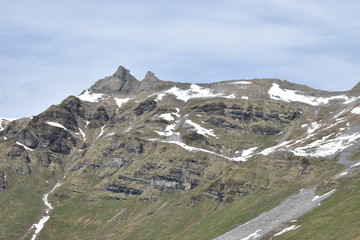 Klausenpass in der Schweiz Berglandschaft 8.5.2020