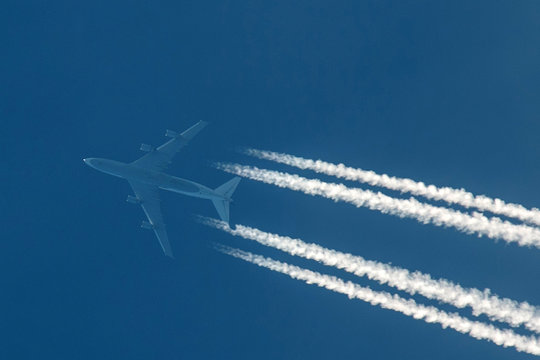 plane in the sky