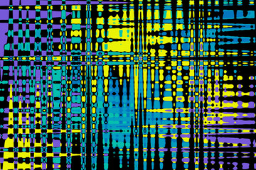 An abstract multicolored zigzag grunge background image.