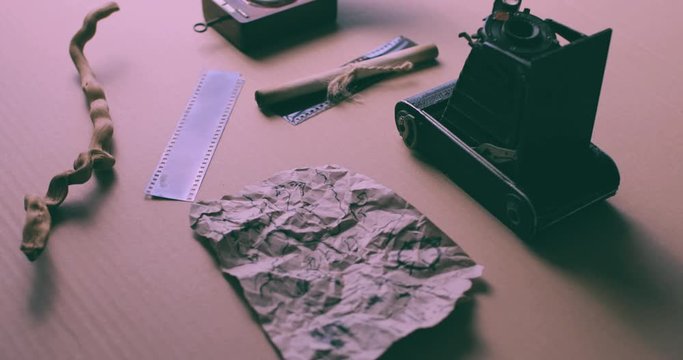 Fotocamera vintage per un viaggio