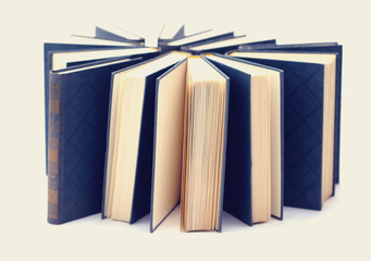 .Heap of books symbol of literary and knowledge