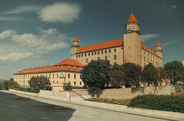 View of the Historic Bratislava Castle, Slovakia