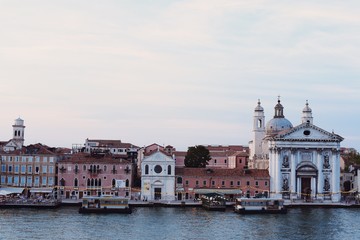 Fototapeta na wymiar Skyline Of Venice At Day