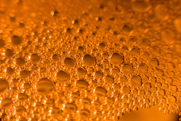 Colored soap and water bubbles. Abstract background.