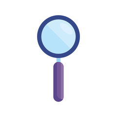 magnifying glass icon, loupe sign vector illustration design