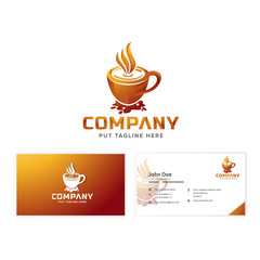 coffee logo template for business company