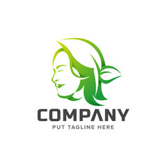 Colorful Beauty feminine logo for company