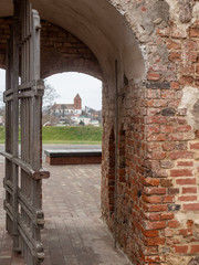 Door into the castle Mir Belaus