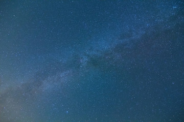 night starry sky with milky way, night natural background