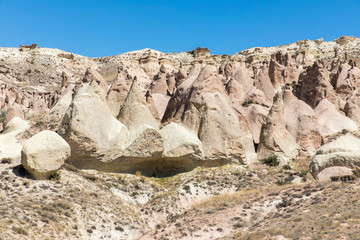 Rock formations Devrent valley, Cappadocia, Nevsehir, Turkey.
