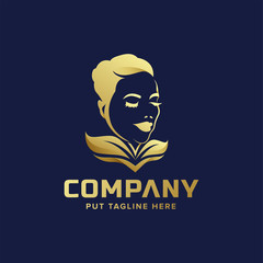 Premium Luxury Beauty feminine logo for company