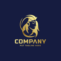 Premium Luxury Beauty feminine logo for company