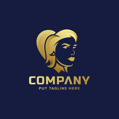 Premium Luxury Beauty feminine logo for company