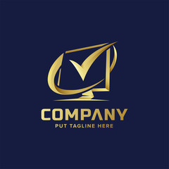 colorful technology computer logo template for company