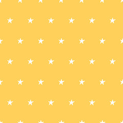 Vector seamless pattern with cute little stars. Design for fabric, wrapping, stationery, wallpaper, textile
