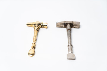Tabla Hammers - Steel and Gold