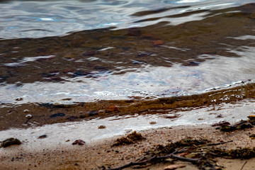 Lake water front closeup