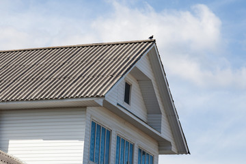 roof and sky
