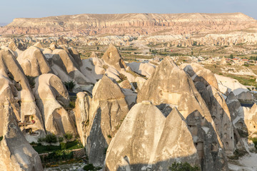 volcano formations,  Goreme valley, Nevsehir, Turkey.
