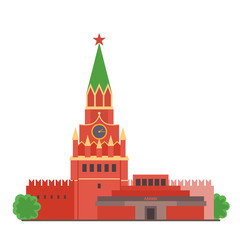 Moscow Kremlin and mausoleum