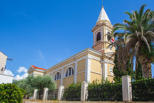Church of St. Catherine in Novalja town on Pag Island, Croatia