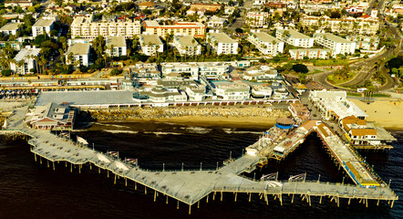 Redondo Beach Harbor Los Angeles County California Coast empty curfew quarantine lockdown pandemic 